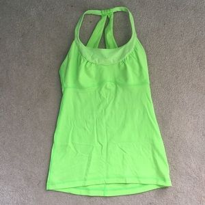 Lululemon Tank Top Green Sz 4